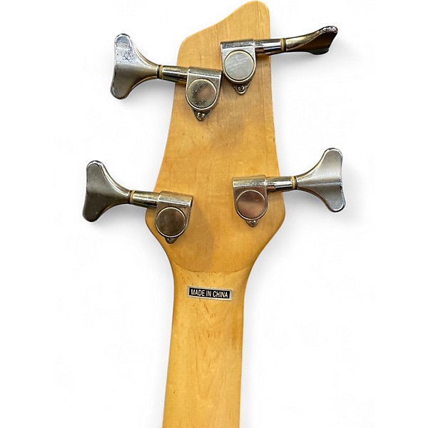 Used Washburn bantam series xb100 Natural Electric Bass Guitar
