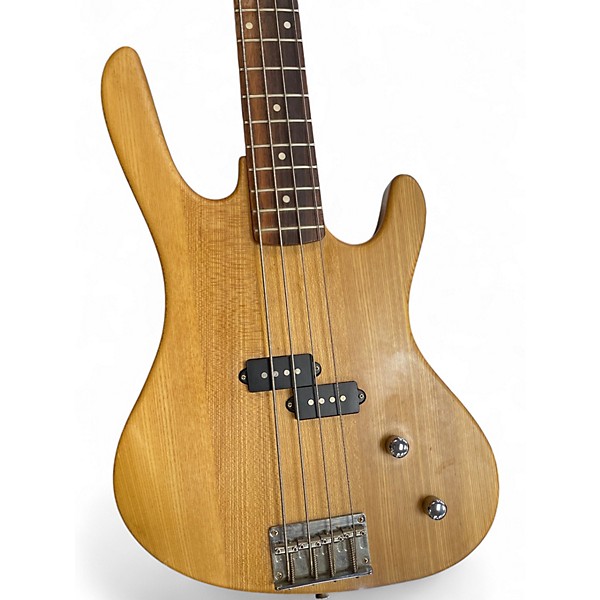 Used Washburn bantam series xb100 Natural Electric Bass Guitar