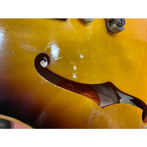 Used Gibson Custom Shop Murphy Lab 1958 ES-335 Heavy Aged Relic 1/130 Heavy Aged Relic Faded Tobacco Burst Hollow Body Ele...