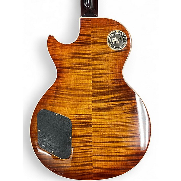 Used 2017 Gibson Les Paul Standard Premium Plus Double Bound 51/150 Tiger Burst Solid Body Electric Guitar
