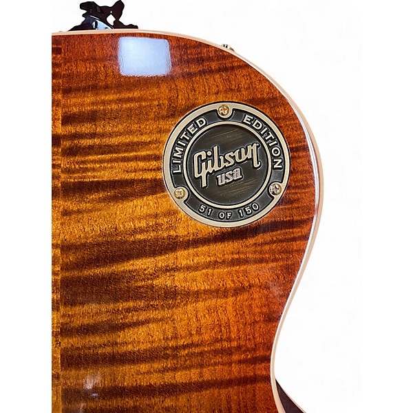Used 2017 Gibson Les Paul Standard Premium Plus Double Bound 51/150 Tiger Burst Solid Body Electric Guitar