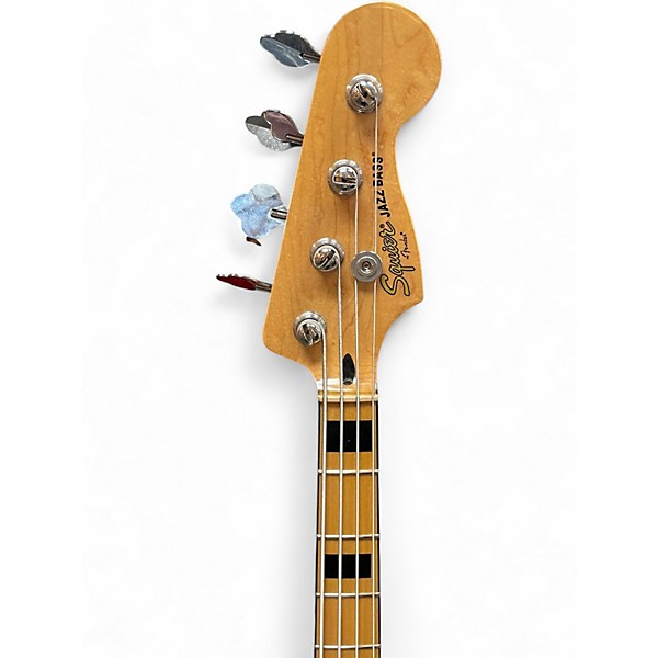 Used Squier Classic Vibe 70s Jazz Bass Natural Electric Bass Guitar