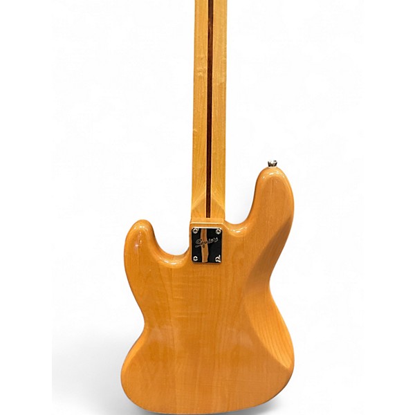Used Squier Classic Vibe 70s Jazz Bass Natural Electric Bass Guitar