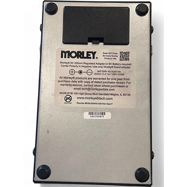 Used Morley CLASSIC SWITCHLESS WAH Effect Pedal