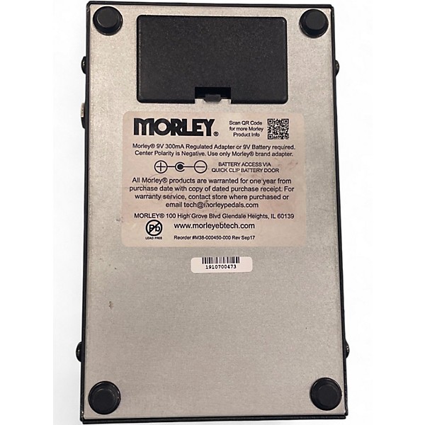 Used Morley CLASSIC SWITCHLESS WAH Effect Pedal