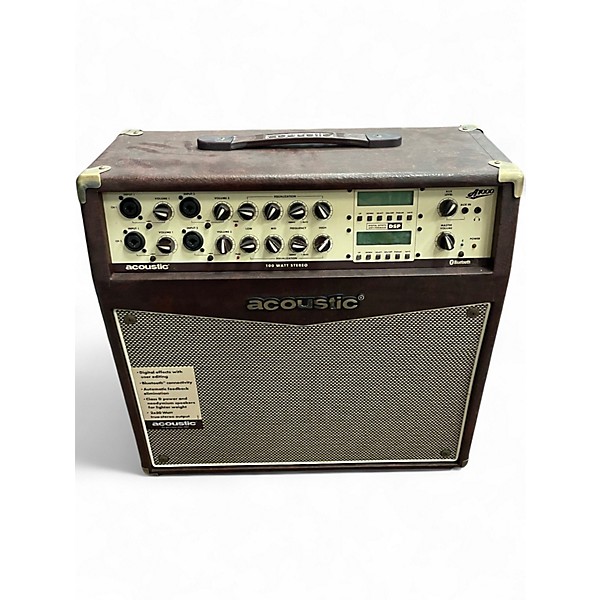Used Acoustic A1000 2x50W Stereo Acoustic Guitar Combo Amp