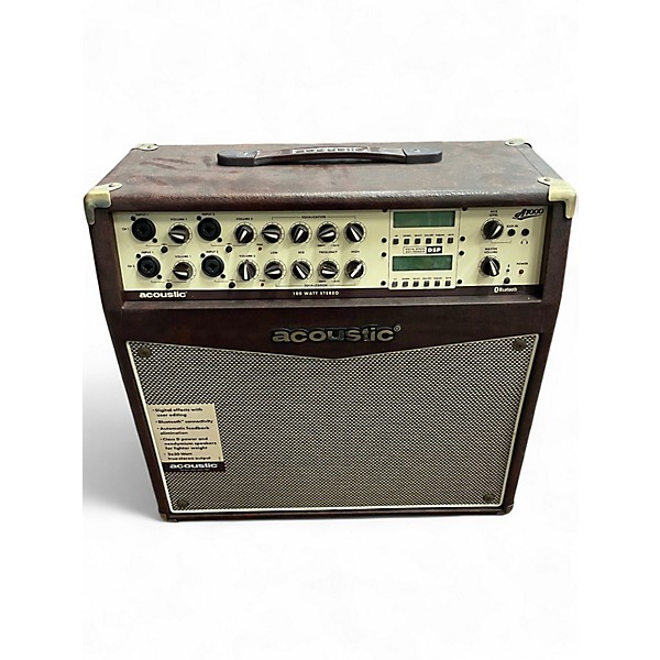 Used Acoustic A1000 2x50W Stereo Acoustic Guitar Combo Amp