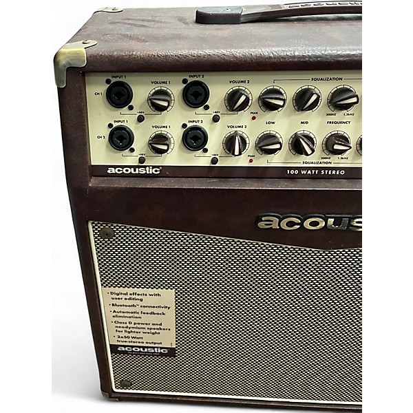 Used Acoustic A1000 2x50W Stereo Acoustic Guitar Combo Amp