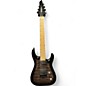 Used Jackson JS22Q-7 Dinky Transparent Black Burst Solid Body Electric Guitar thumbnail