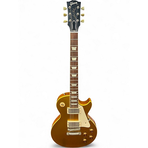 Used Gibson LPR7 1957 Les Paul Reissue Gold Top Solid Body Electric Guitar