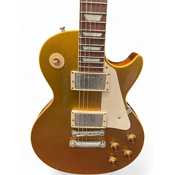Used Gibson LPR7 1957 Les Paul Reissue Gold Top Solid Body Electric Guitar