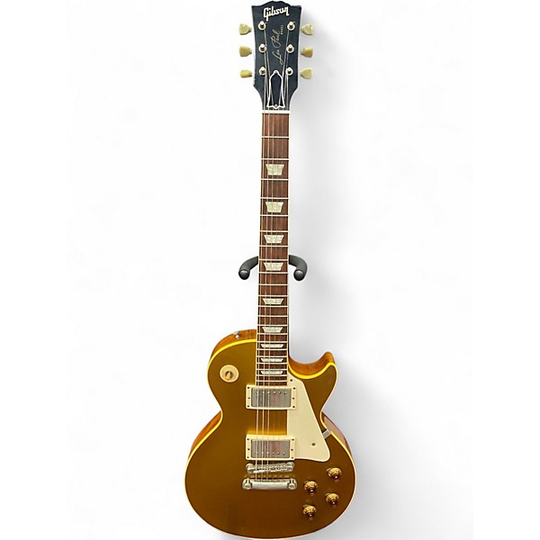 Used Gibson LPR7 1957 Les Paul Reissue Gold Top Solid Body Electric Guitar
