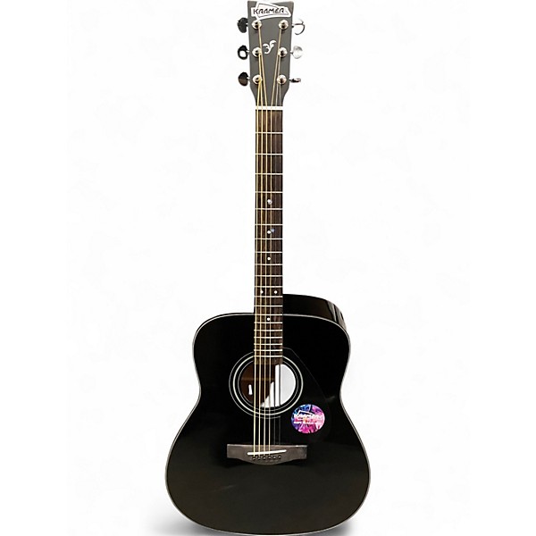 Used Yamaha f-335 Dread Black Acoustic Guitar
