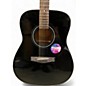 Used Yamaha f-335 Dread Black Acoustic Guitar