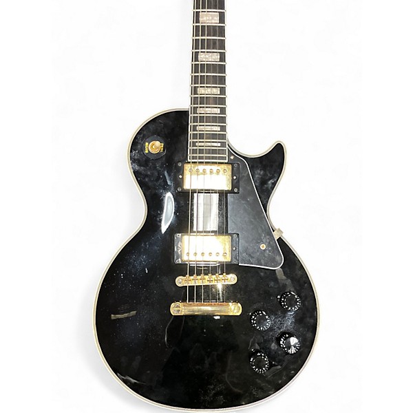 Used Epiphone Les Paul Custom BLACK Solid Body Electric Guitar