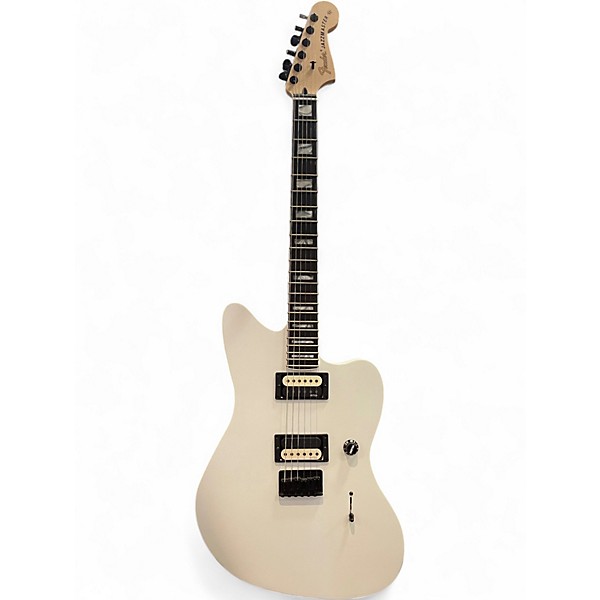 Used Fender Jim Root Signature Jazzmaster White Solid Body Electric Guitar