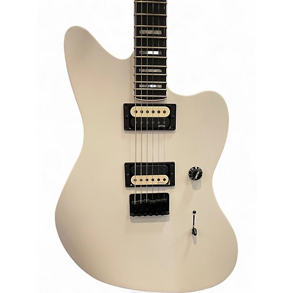 Used Fender Jim Root Signature Jazzmaster White Solid Body Electric Guitar