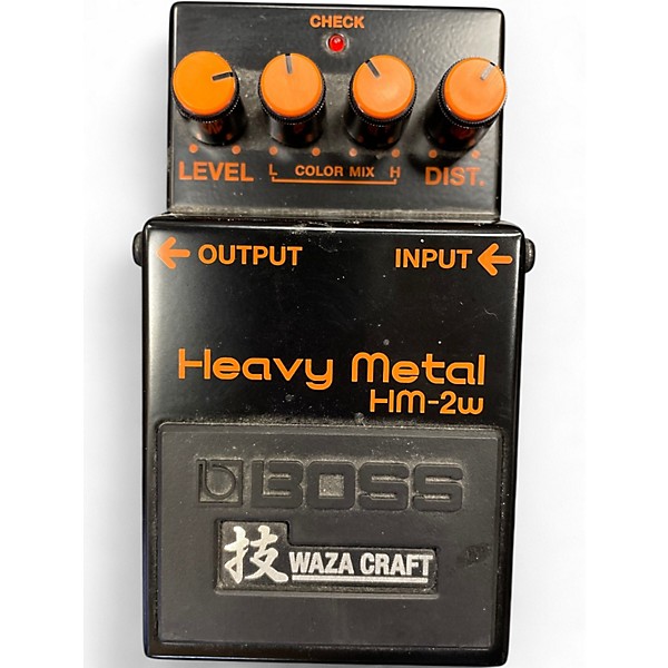 Used BOSS HM-2W Heavy Metal Effect Pedal