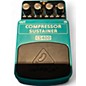 Used Behringer CS400 Compressor Sustainer Effect Pedal thumbnail