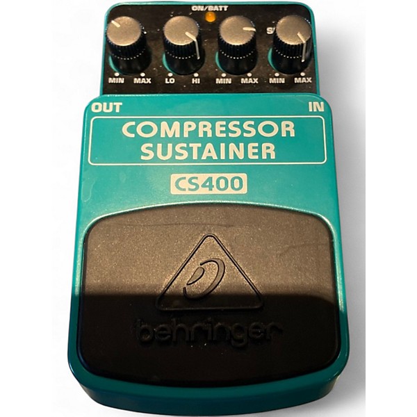 Used Behringer CS400 Compressor Sustainer Effect Pedal