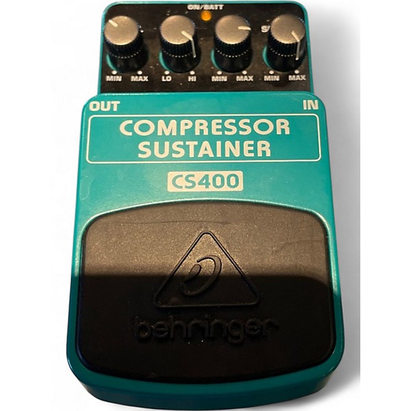 Used Behringer CS400 Compressor Sustainer Effect Pedal