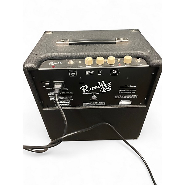 Used Fender Rumble 25 25W 1x10 Bass Combo Amp