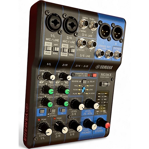 Used Yamaha MG06X Unpowered Mixer
