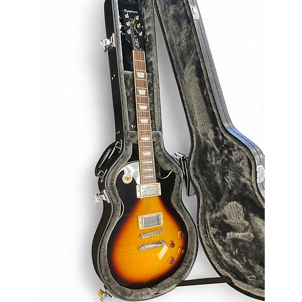 Used Epiphone Les Paul Standard Pro Vintage Sunburst Solid Body Electric Guitar