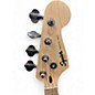 Used Squier Bronco White Electric Bass Guitar
