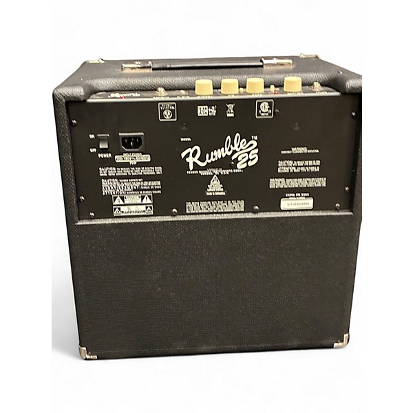 Used Fender Rumble 25 25W 1x10 Bass Combo Amp