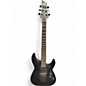 Used Schecter Guitar Research C1 Platinum BLACKOUT Flat Black Solid Body Electric Guitar thumbnail