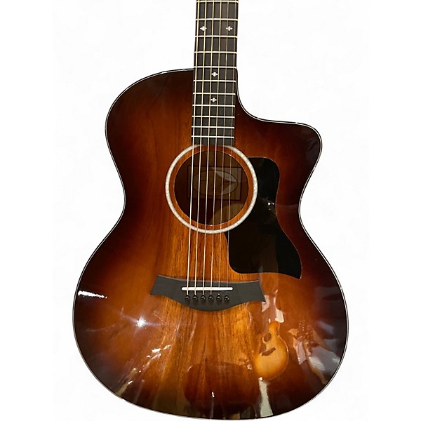 Used Taylor 224CEKDLX SHADED EDGE BURST Acoustic Electric Guitar