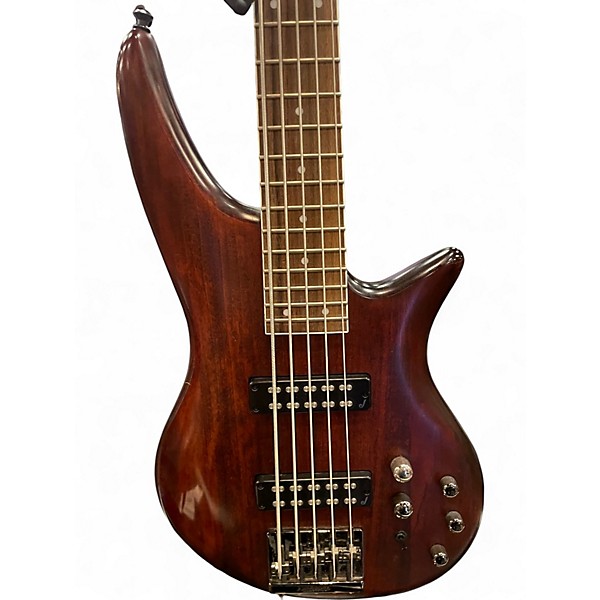 Used Jackson Spectra Bass JS3V Walnut Stain Electric Bass Guitar