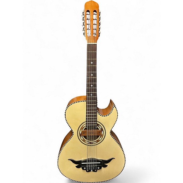 Used Don Pedro BAJO QUINTO Natural 12 String Acoustic Electric Guitar