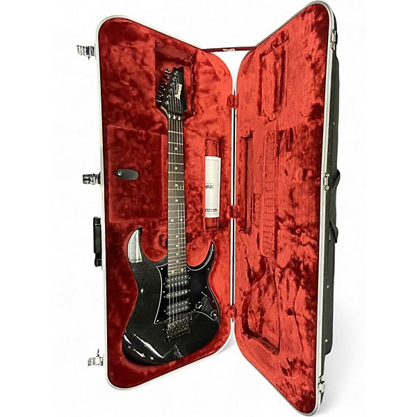 Used Ibanez Prestige RG655 Black Solid Body Electric Guitar