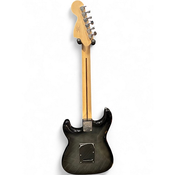 Used Squier AFFINITY SERIES STRATOCASTER FMT HSS BLACK BURST Solid Body Electric Guitar