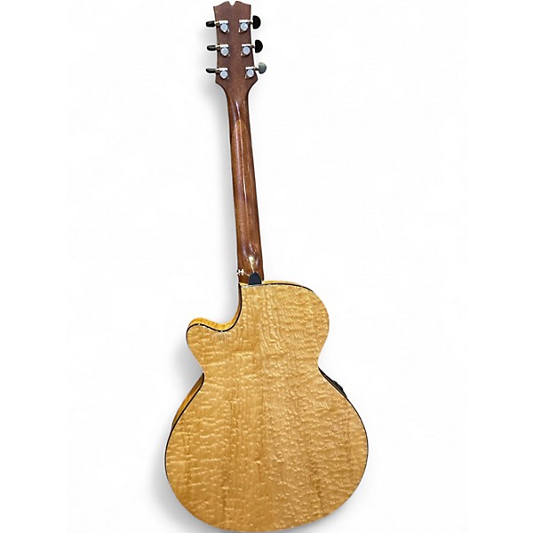 Used Mitchell MX400 Quilted Ash Burl Acoustic Electric Guitar