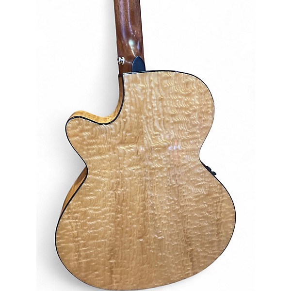 Used Mitchell MX400 Quilted Ash Burl Acoustic Electric Guitar