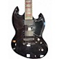 Used Ltd  VIPER-1000 DELUXE BLACK FLAME Solid Body Electric Guitar