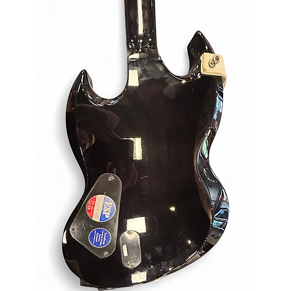 Used Ltd  VIPER-1000 DELUXE BLACK FLAME Solid Body Electric Guitar