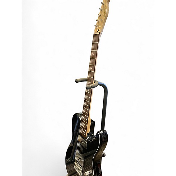 Used Squier Paranormal Baritone Cabronita Telecaster Black Solid Body Electric Guitar