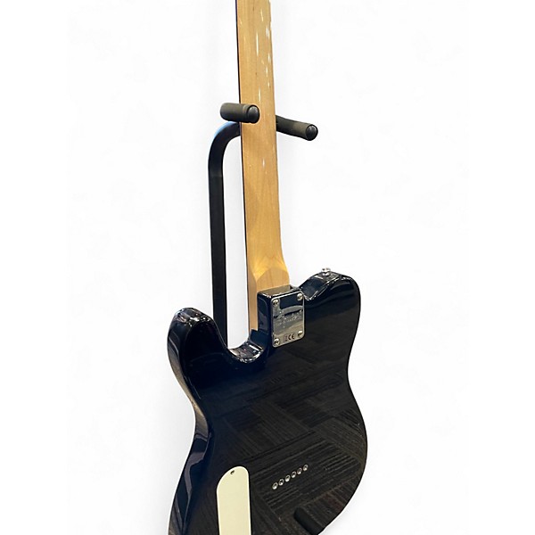 Used Squier Paranormal Baritone Cabronita Telecaster Black Solid Body Electric Guitar