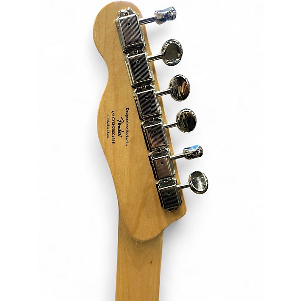 Used Squier Paranormal Baritone Cabronita Telecaster Black Solid Body Electric Guitar