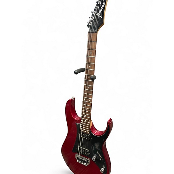 Used Ibanez RG120 Candy Apple Red Solid Body Electric Guitar