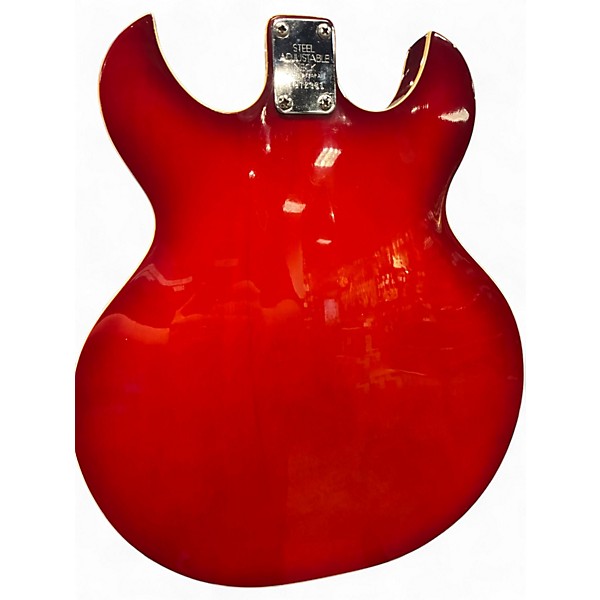 Used Aria 5020 Candy Apple Red Electric Bass Guitar