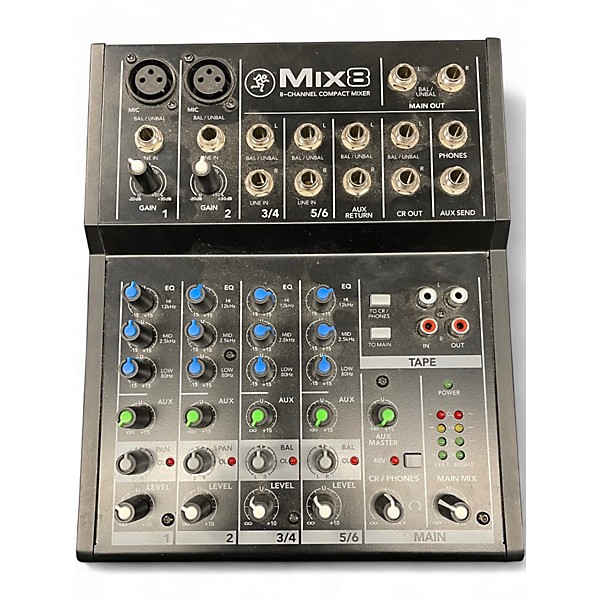 Used Mackie MIX 8 Unpowered Mixer
