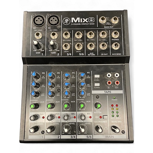 Used Mackie MIX 8 Unpowered Mixer