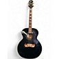 Used Epiphone EJ200 Black Acoustic Guitar thumbnail