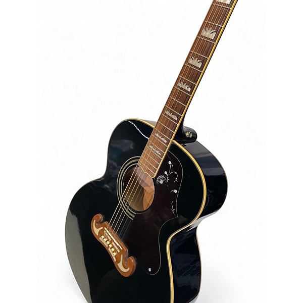 Used Epiphone EJ200 Black Acoustic Guitar