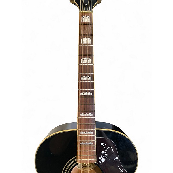 Used Epiphone EJ200 Black Acoustic Guitar